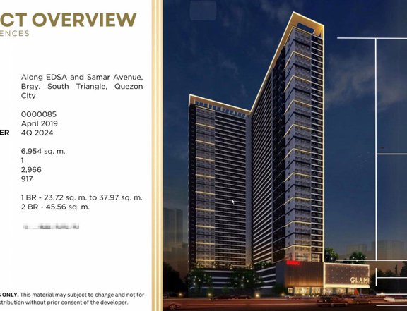 SMDC GLAM RESIDENCES IN EDSA KAMUNING QUEZON CITY