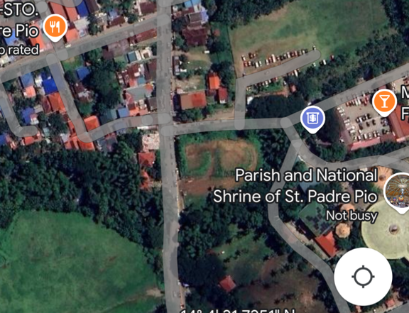 851 sqm lot for sale by owner in close proximity to Padre PIO Shrine