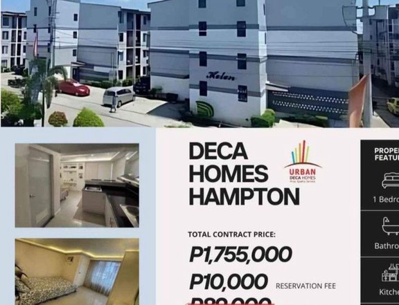 Ready For Occupancy 26.80 sqm 1-bedroom Residential Condo For Sale in Imus Cavite