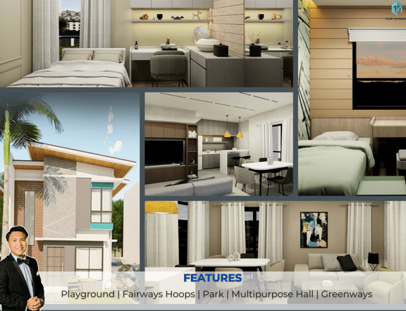 Single Attached 3 BR Modern House in Fairway Village at the Lakeshore, Pampanga