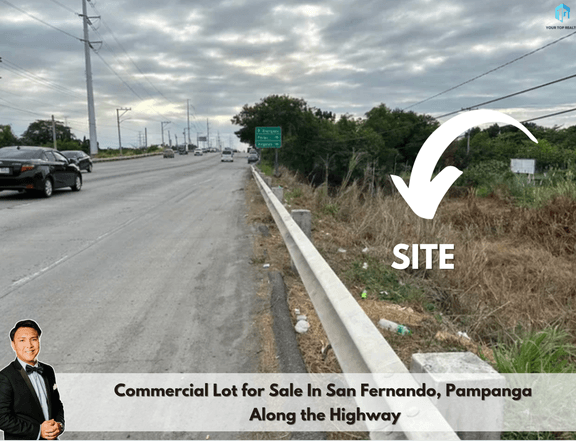 Commercial lot for Sale (Along the highway) In San Fernando, Pampanga