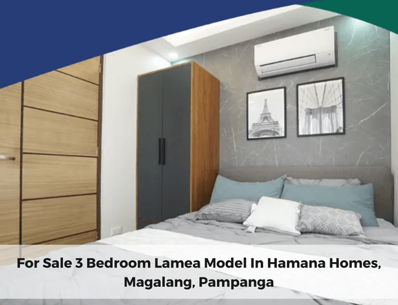 3 Bedroom with Carport In Hamana Homes Magalang, Pampanga near Clark