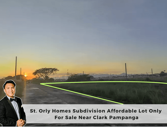 St. Orly Homes Subdivision Affordable Lot Only  For Sale Near Clark Pampanga