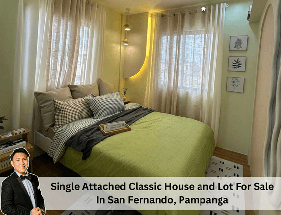 Single Attached Classic House and Lot For Sale In San Fernando, Pampanga