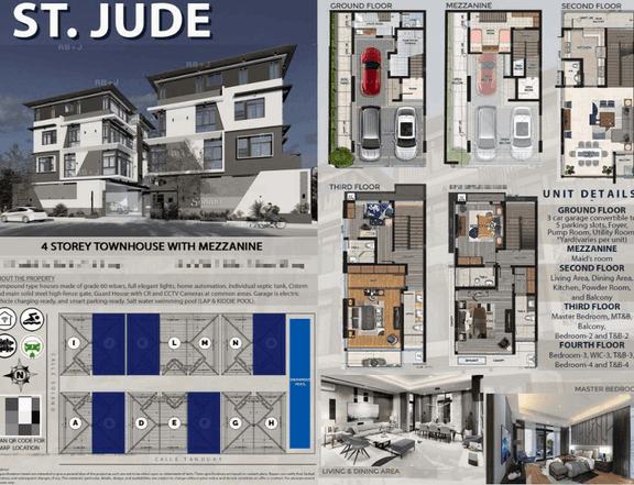 Astonishing Townhouse with 4-bedrooms For Sale in Manila