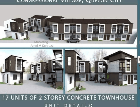 Prime Location Townhouse with 3-bedroom For Sale in Quezon City