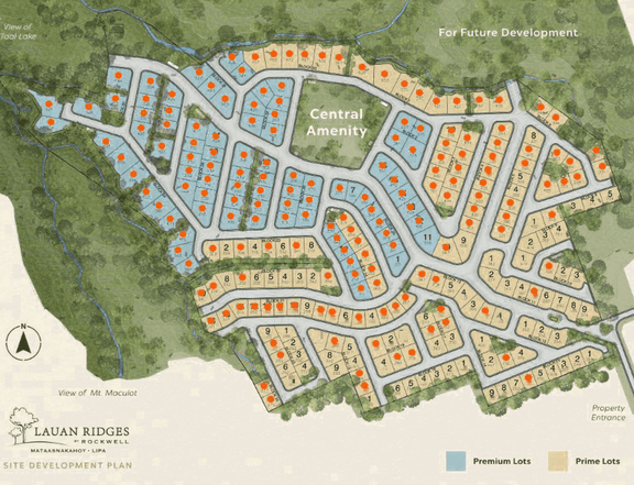 FOR SALE Residential Lot For Sale in Rockwell Lauan Ridges, Mataasnakahoy Batangas