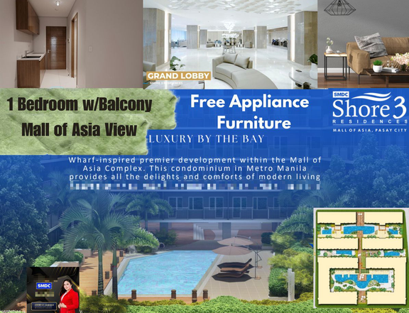 1 BEDROOM SMDC SHORE 3 FACING MALL OF ASIA