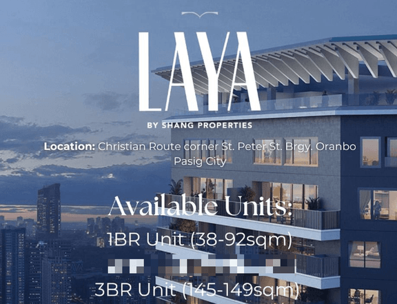 Live Large in LAYA  Preselling 1BR Unit with Balcony & Open-Plan Living