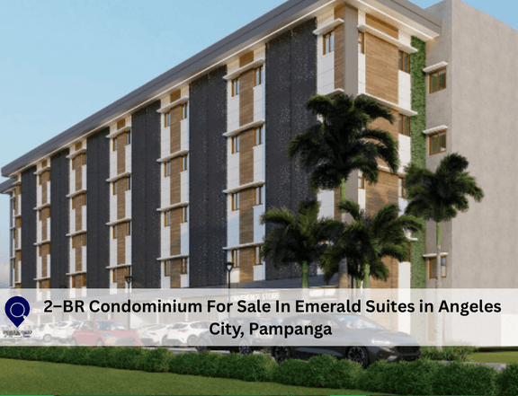 2BR Condominium For Sale In Emerald Suites in Angeles City, Pampanga