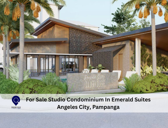 For Sale Studio Condominium In Emerald Suites Angeles near Clark