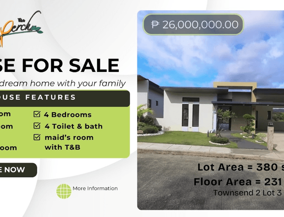 Prime Design with 4-bedroom Single Detached House and Lot For Sale in Antipolo Rizal