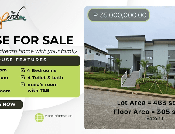 Upscale 4-bedroom Single Detached House and Lot For Sale in Antipolo Rizal