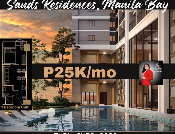 1-bedroom Residential Condo For Sale in Manila Bay Pasay SMDC SANDs RESIDENCES