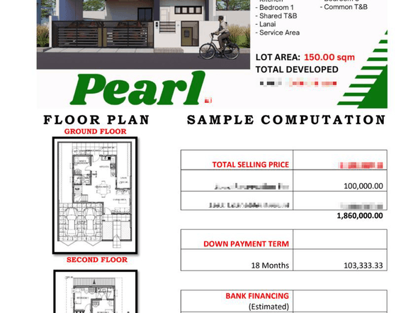 Single House and Lot For Sale PACIFIC PARKPLACE VILLAGE Dasma Cavite near Molino Paliparan