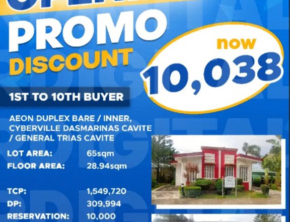 Affordable duplex house in Cavite