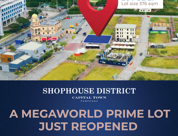 Commercial Lot For Sale in Pampanga Capital Town by Megaworld
