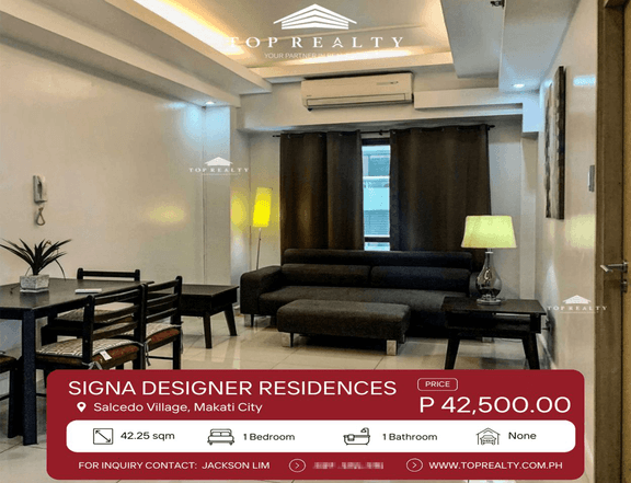 1BR Condo for Rent in Signa Designer Residences at Makati City