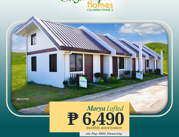 1-bedroom Lofted Townhouse For Sale in Calamba Laguna