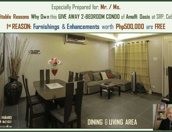 Furnished 56.80 sqm 2-bedroom Condo For Sale By Owner