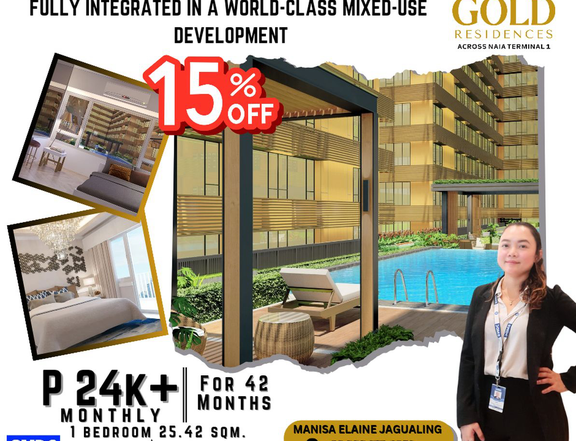 25.42 sqm 1-bedroom Condo For Sale in Paranaque Metro Manila