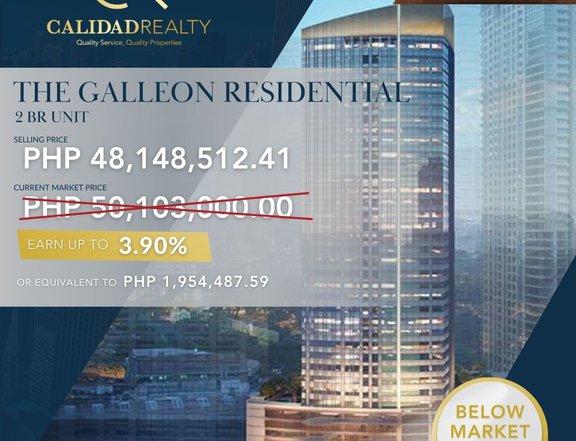Sale 2BR Below Market Price Condo, Residences at the Galleon, Pasig