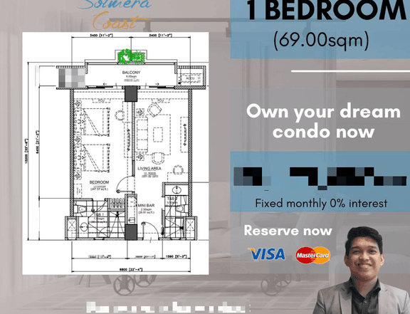 DMCI Homes: Solmera Coast - 1-bedroom Condotel For Sale in San Juan Batangas