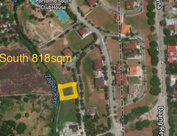 818 sqm Residential Lot For Sale in Portofino Daang-Hari Alabang