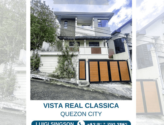 RENOVATED HOUSE AND LOT FOR SALE VISTA REAL CLASSICA QUEZON CITY