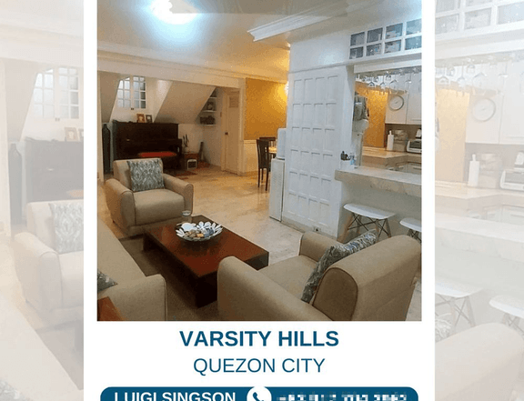 TOWNHOUSE FOR SALE VARSITY HILLS QUEZON CITY LOYOLA HEIGHTS