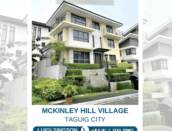 GREAT DEAL MCKINLEY HILL VILLAGE HOUSE FOR SALE TAGUIG CITY