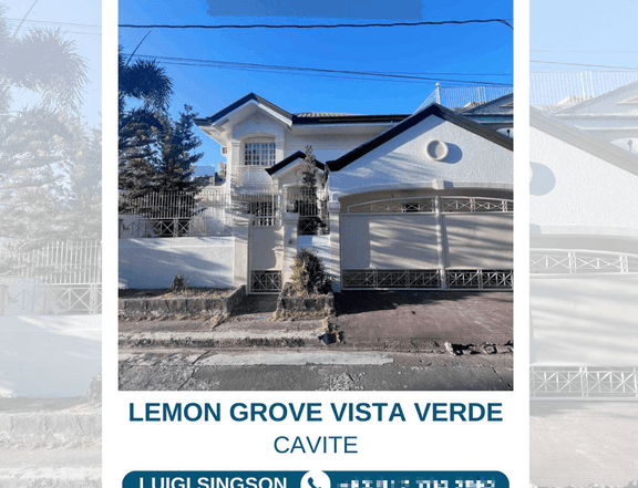 HOUSE AND LOT FOR SALE LEMON GROVE VISTA VERDE CAVITE