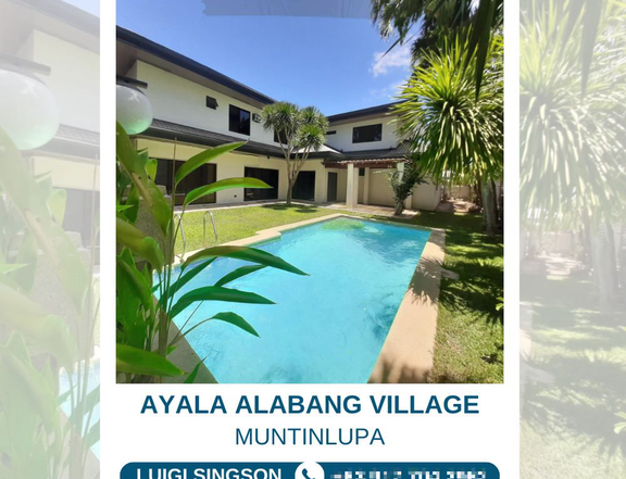 ayala alabang house for rent with pool muntinlupa