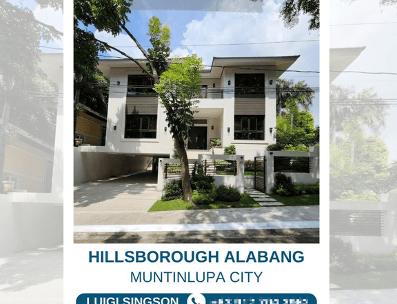 BRAND NEW HOUSE FOR SALE IN HILLSBOROUGH ALABANG MUNTINLUPA