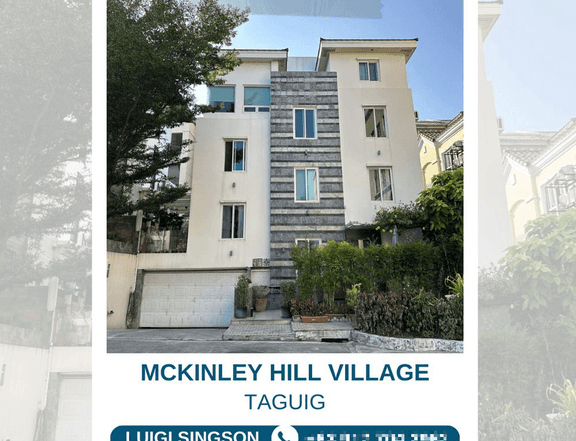 BEST PRICE MCKINLEY HILL VILLAGE HOUSE AND LOT TAGUIG