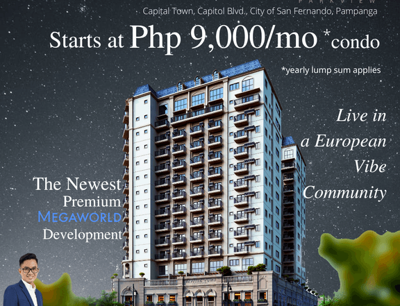 9k/Month Preselling Condo in Capital Town Pampanga!