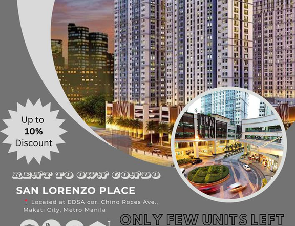 LIMITED SLOT!!! ONLY 2 UNITS LEFT!!! RENT TO OWN CONDO ALONG EDSA MAGALLANES