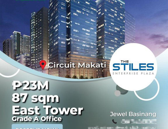 87 sqm Office Condominium For Sale in Circuit Makati by Alveo Land