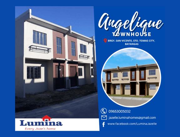 2-BR Angelique Townhouse | Ready for Occupancy | Lumina Batangas