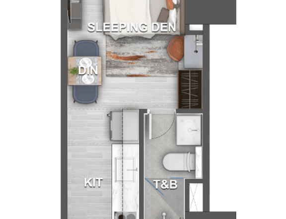 Vion West 24 sqm Studio Unit in Makati City