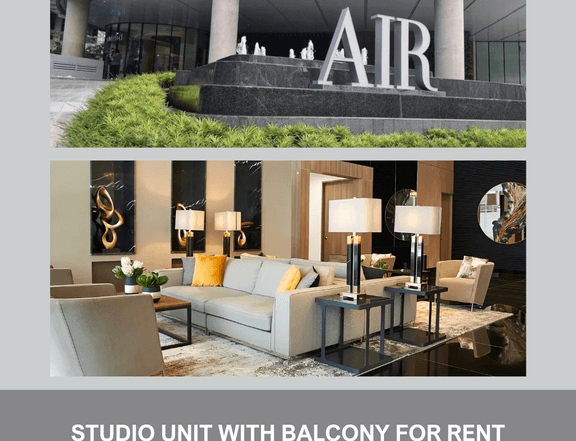 Studio Unit with Balcony at Air Residences SMDC Makati for Rent