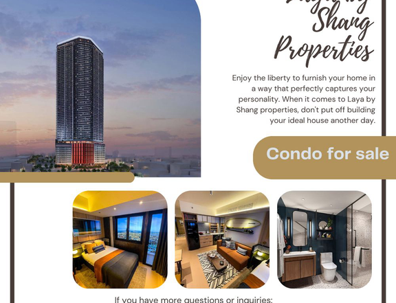 LAYA by Shang 95.73 sqm 2-bedroom Condo For Sale in Pasig Metro Manila