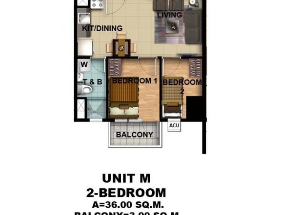 RFO 2BR QC Condominum For Sale Move In NOW Fee PROMO for only P120K