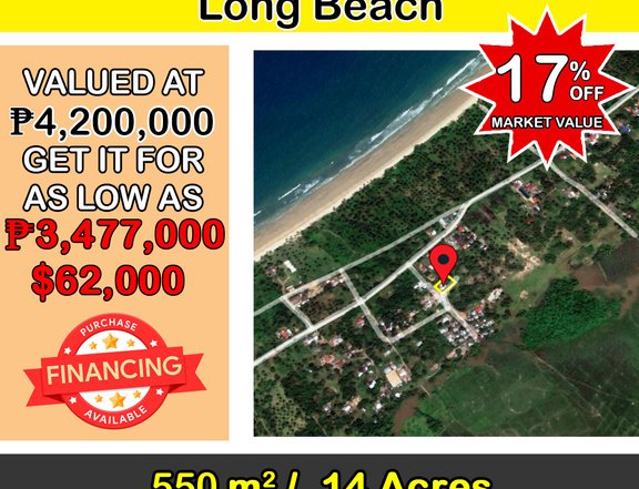 550 m2 Residential Lot For Sale in San Vicente Palawan