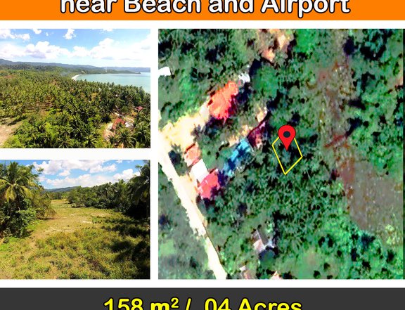 158 m2 / .04 Acres Prime Residential Tourism Parcels next to Beach and Airport