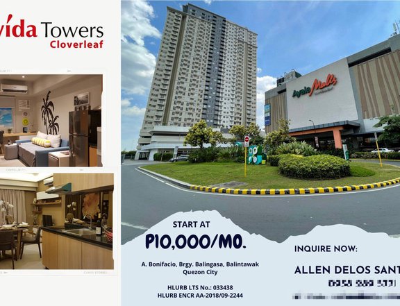 52.06 sqm 2-bedroom Condo For Sale in Quezon City / QC Metro Manila