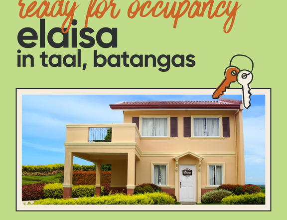 5BR Ready for Occupancy House and Lot in Taal Batangas