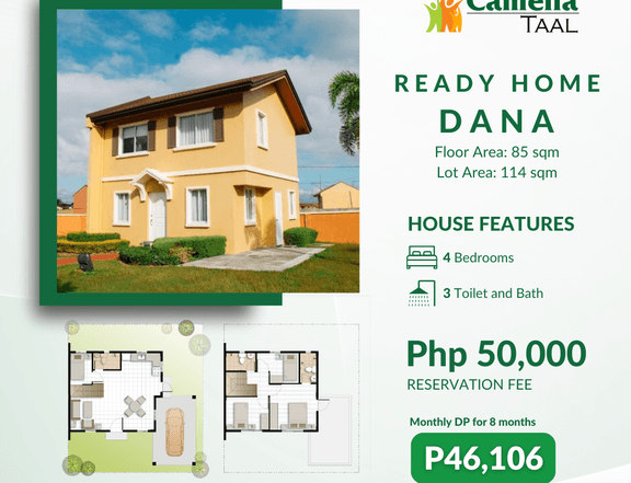 4-Bedroom RFO in Camella Taal at Batangas