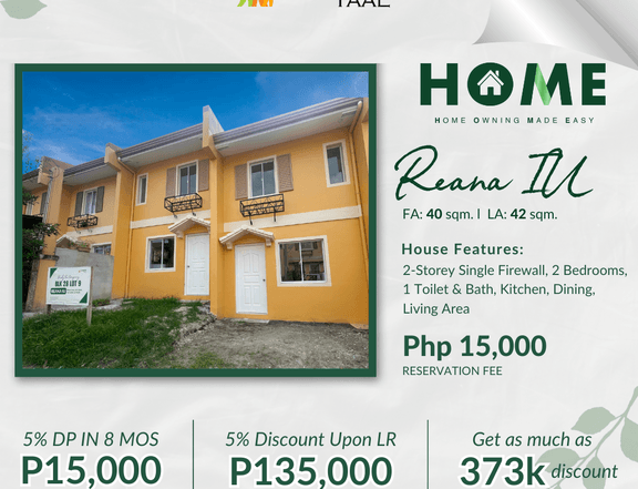 2-BR READY HOME FOR SALE IN TAAL BATANGAS
