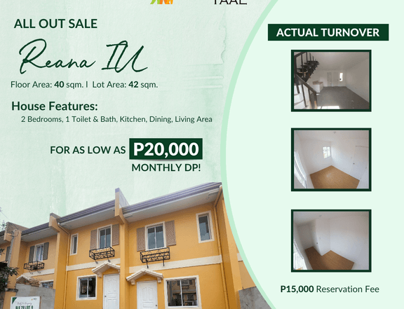 2-BR RFO FOR SALE IN TAAL BATANGAS
